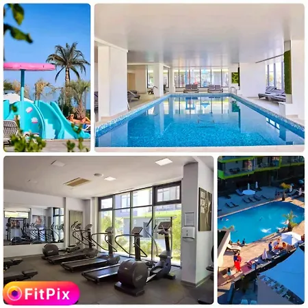 Beachside Large Family Azizi - Pool & Langa Plaja Διαμέρισμα *